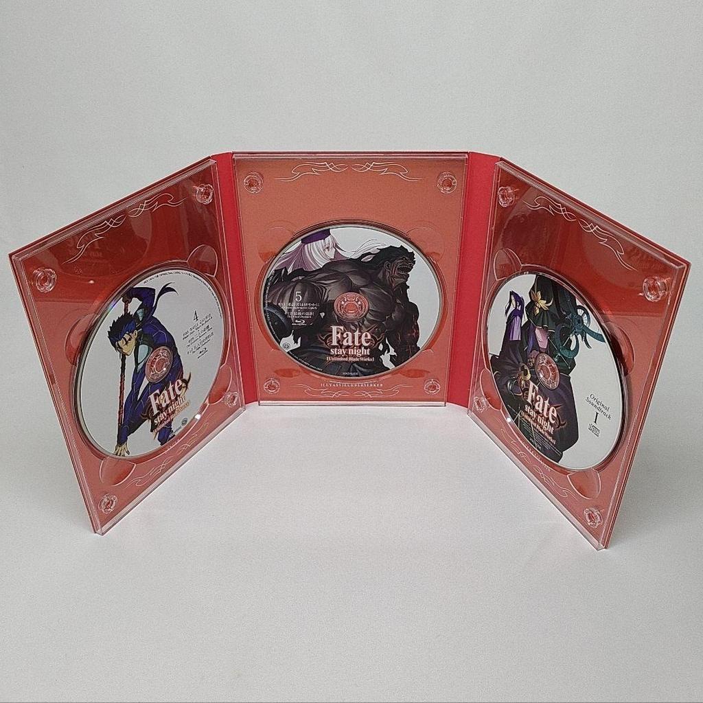 Fate stay night Unlimited Blade Works Conjunto de Discos Blu-ray Caixa Limitada Animate Usado