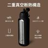 BOTTLE BOTTLE Water 1 Large Stainless Steel Bottle with Bottom Direct Insulates Hot or Double Vacuum Thermos Black Bottle, Liter, Capacity, Storage,