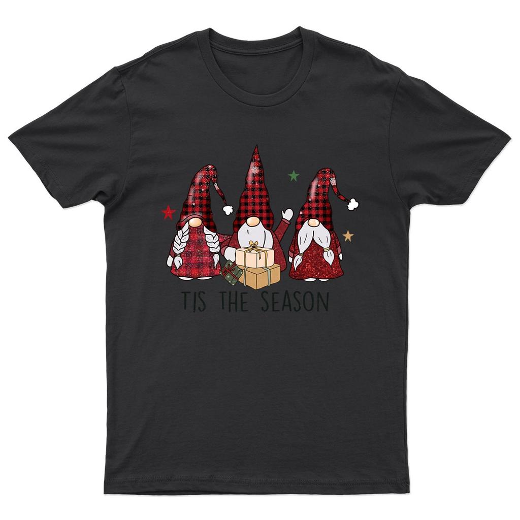 Tis The Season Christmas TShirt Unisex Gift Retro Seasonal Funny Xmas Santa o