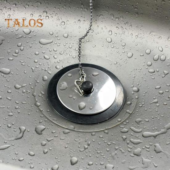 Tappo di Gomma per Scarico Lavandino con Catena Design con Gancio Montato Strumento per la Prevenzione dell'Ostruzione del Lavandino Essenziale per il Proprietario di Casa Accessorio per Lavandino