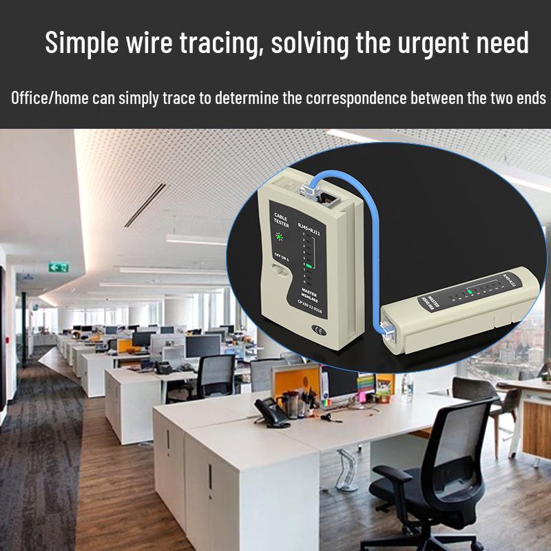 Multi-Function Gigabit RJ45/RJ11 Network Cable Tester