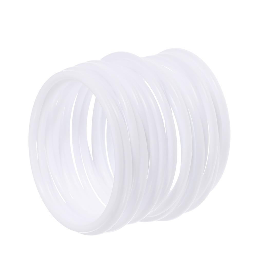 30Pcs White 6Cm Plastic Dreamcatcher Rings DIY Craft Kit for Handmade Wall Art Mandalas Home Decor Dreamcatcher Circle