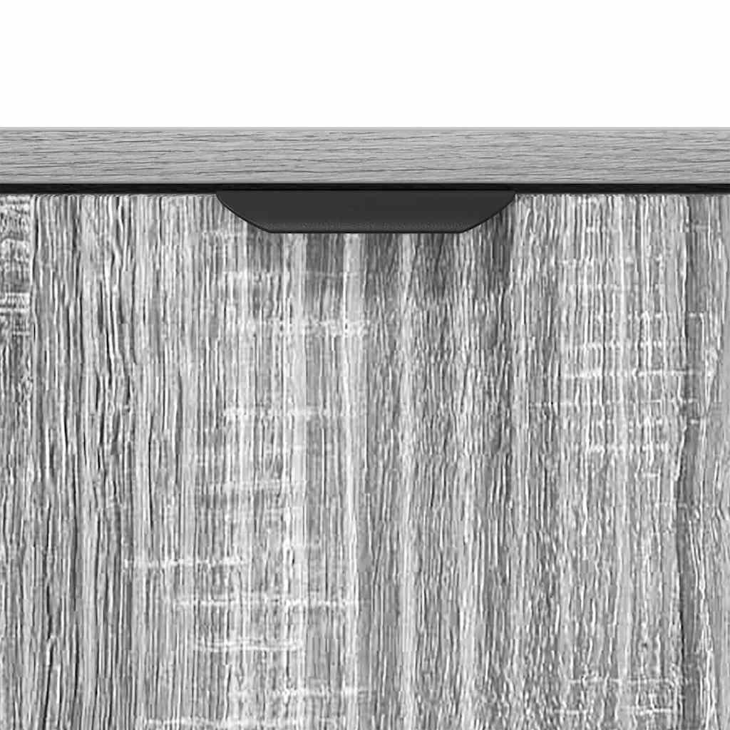 Sideboard Grey Sonoma 89.5 x 33 x 82 cm Particleboard