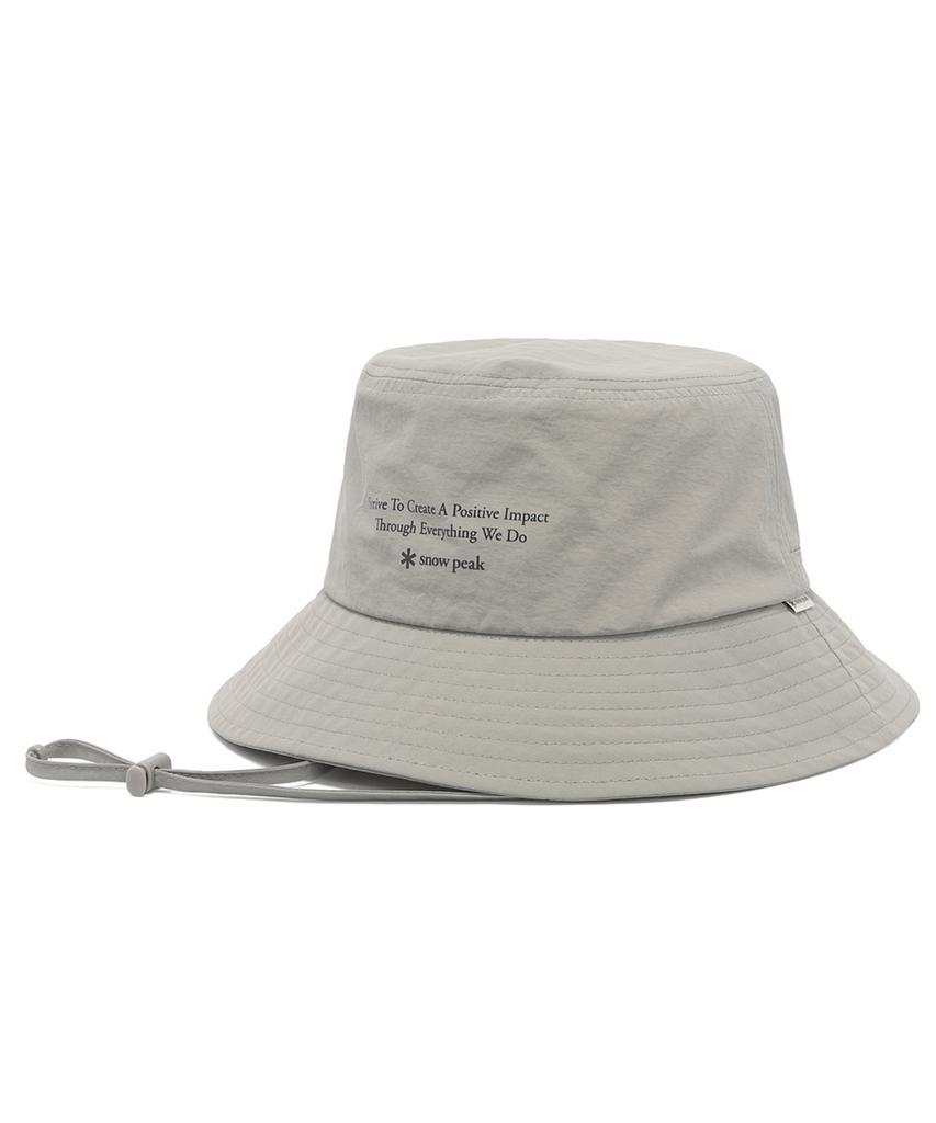 SNOWPEAK APPAREL Camp Hat (S26Zucha18) Fog Gray