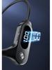 New Stereo Bluetooth 5.3 Bone Conduction Sports Earphones with Card Slot - Compatible with Android and Apple Devices.