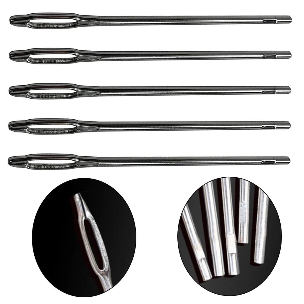 

Auto Tire Repair Kit 5 Pack Of Replaceable Split Eye Needle Tire Plug Tools Needles For T-Handle Tire Plug Tire Repair Tools