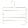 10 Pcs Creative Five-layer Multi-functional Pants Rack Plastic Non-slip Falling Pants Rack