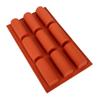 9 Cells DIY Fondant Mousse Cake Silicone Moulds Candy Chocolate Gumpaste Moulds Semi-Cylindrical Strip Shaped Cake Trays