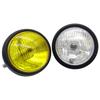 1 Pcs Motorcycle Retro Headlight Motorbike Transparent / Yellow Lens Halogen Round Front Headlamp Fit For Harley CG125 GN125
