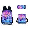 3-Piece Game Backpack School Bag For Teenagers Boys And Girls Travel Study Backpack And Lunch Box And Pencil Bag
