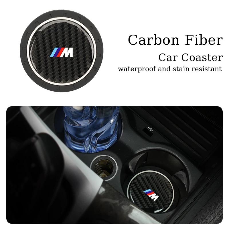 2025 Hot Car Water Cup Mat For BMW E46 E90 E60 F30 F10 E39 E36 F20 G30 G20 E87 E92 E91 E30 F11 F31 X1 X2 X3 X5 X4 X6 X7 Car Acce
