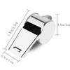 3pcsStainless Steel Whistle First Aid Whistle Soccer Football Basketball Hockey Baseball Sports Referee Whistle Survival Outdoor