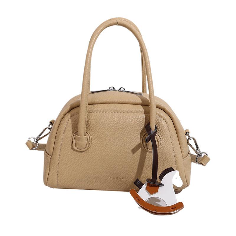 Ielgy Bowling Ball Shell Bag Korean Style Fresh Casual Macaron Solid Color Pillow Bag