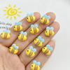 30Pcs New Cute Resin Mini Bee Tree Strawberry Sun Flatback Ornament Jewelry Making Manicure Hairwear Accessories
