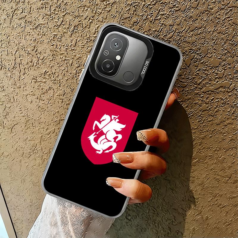 Georgia Passport Flag Shockproof Phone Case for Xiaomi Poco X7 X6 X5 X3 Pro F7 Ultra M8 Redmi 15C 15 14C 13C 12C 10C 13 12 10