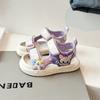 Girls' sandals summer new foreign cartoon girl beach shoes children's popular princess shoes