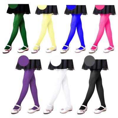 Stylish Kids Girls Candy Color Tights Pantyhose Ballet Dance Leggings Hosiery Stockings Warm Socks