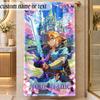 Beach TowelZelda Custom Name Text Personalized Soft Towel for Beach Pool Indoor Home Decor Gift