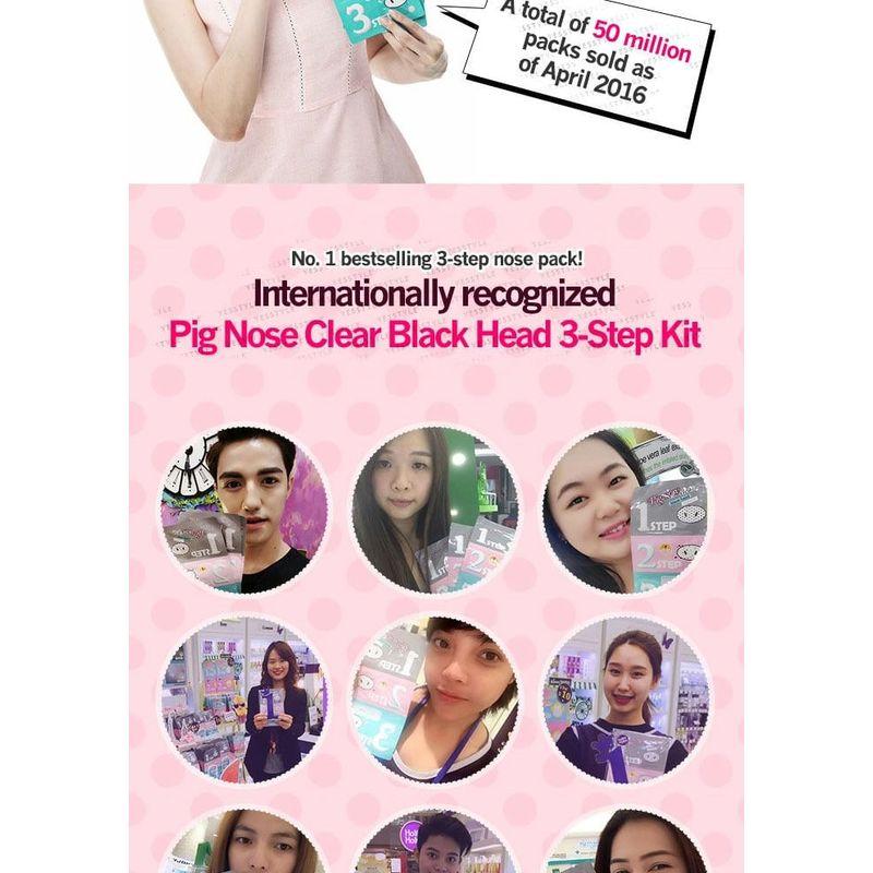 HOLIKA HOLIKA - Pig Clear Black Head 3-Step Kit Bundle Set
