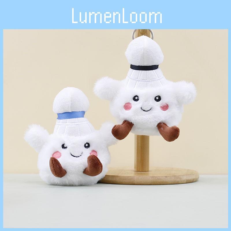 Adorable Plush Feather Ball Keychain Cute Cartoon Doll Accessory For Bags And Keys