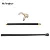 Gouden Witte Schedel Hoofd Wandelstok Mode Decoratieve Wandelstok Heer Elegant Cosplay Stafknop Kromstaf 90cm
