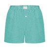 Women's Retro Plaid High-Waisted Wide-Leg Casual Shorts
