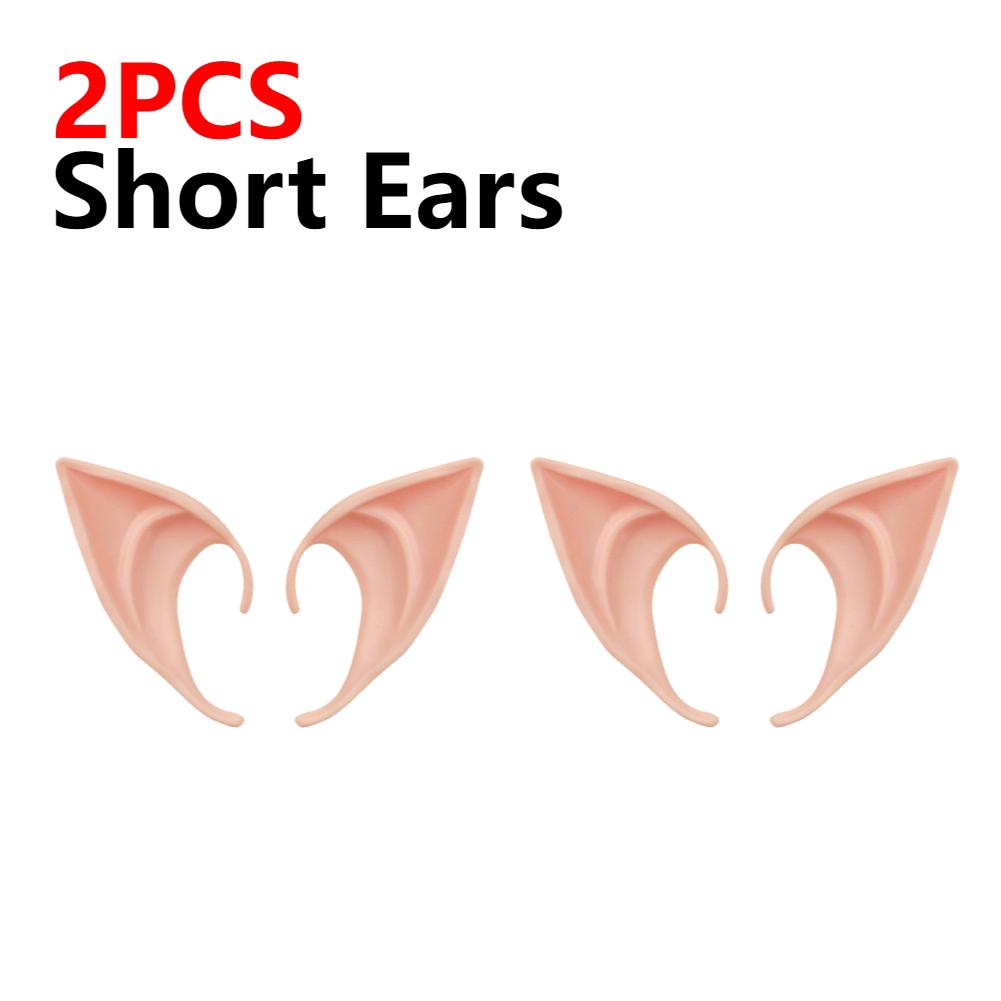 1-10 Paar Engel Elfenohren Halloween Cosplay Kostümzubehör Latexohren für Fee Cosplay Halloween Dekoration Foto Requisiten