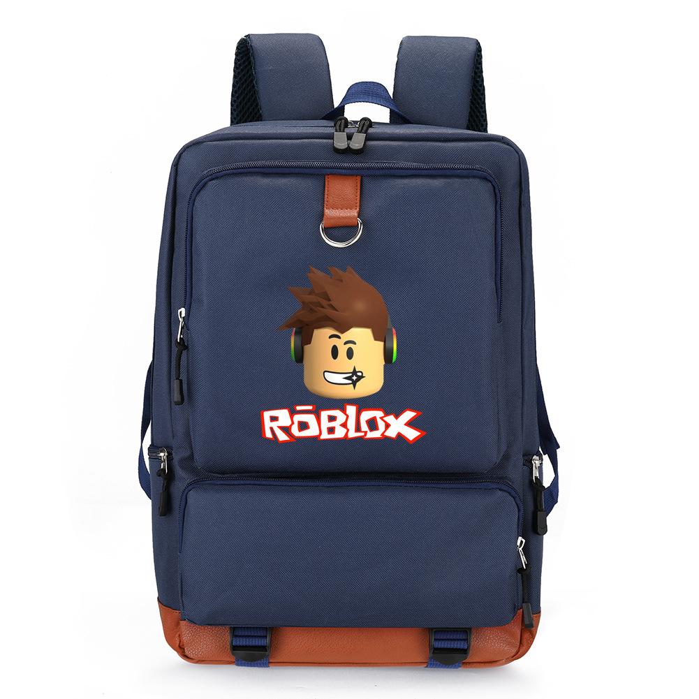 Virtual World Roblox Games Men'S And Women'S Backpacks Backpacks Student School Bags Travel Bags Computer Bags