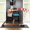 Punching Bag with Stand Boxing Bag Set with Adjustable Height, Red
