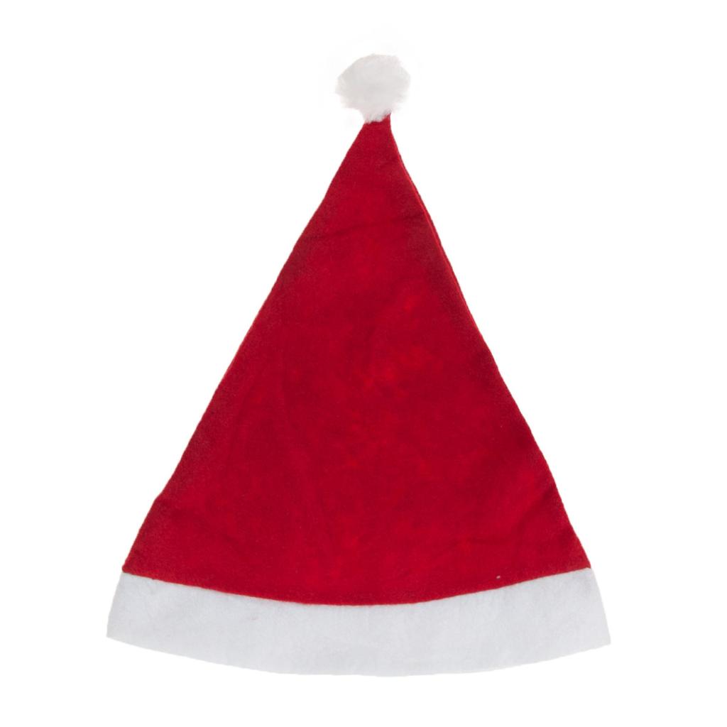 MM1 Santa Claus Hat Fancy Dress with Pompom Christmas Costume
