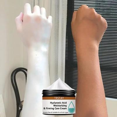 O creme clareador corporal remove a opacidade, clareia o tom da pele, acalma o ressecamento e deixa a pele delicada e macia