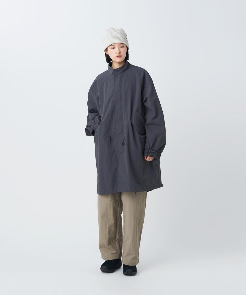 Snow Peak Nylon Washer Coat Outerwear Jacket Coat Overcoat Down Padded CHARCOAL M CT-26SU002 Men's Women's