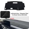 Flannel Car Dashboard Cover For Nissan Serena 2023-2026 Dash Mat Board Pad Carpet Dashmat Anti-UV Mats Auto Interior Accessories