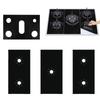 5-Loch Gasherd-Pad Schutzabdeckung Reinigung Schmutzabweisend Antihaft-Pad Wiederverwendbar Herdplatten Kratzschutz-Pads Küchenteile