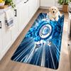 Flannel Kitchen Mat Manchester City Soft Area Rug Non Slip Floor Carpet Home Decoration