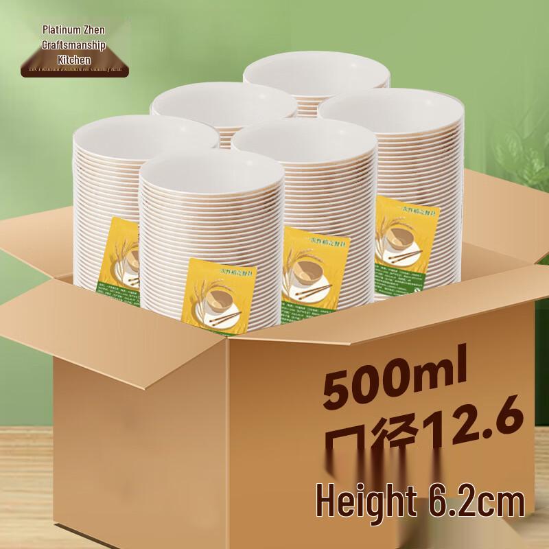 Bozhen Jiangchu Food-Grade Disposable Rice Husk Bowls