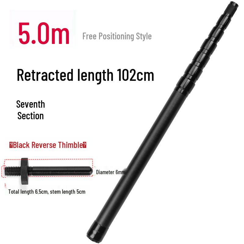 Manulife 3M Carbon Sky Canopy Portable Telescopic Fishing Net Pole
