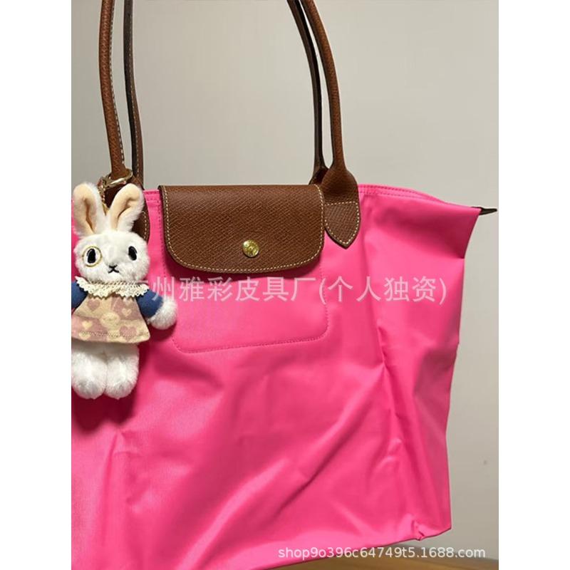 High Quality Dragon Inlaid Bag Week Commemorative Embroidered Dumpling Bag Nylon Handbag Large Capacity Shoulder Tote Bag