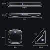 Invisible Car Door Bowl Handle Protective Sticker Anti-collision Clear Strip Stickers for VW Volkswagen Golf Polo Passat Touran zr0