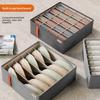 Underwear Organizer Box With Dividers For Bedroom Closet Storage And Drawer Use