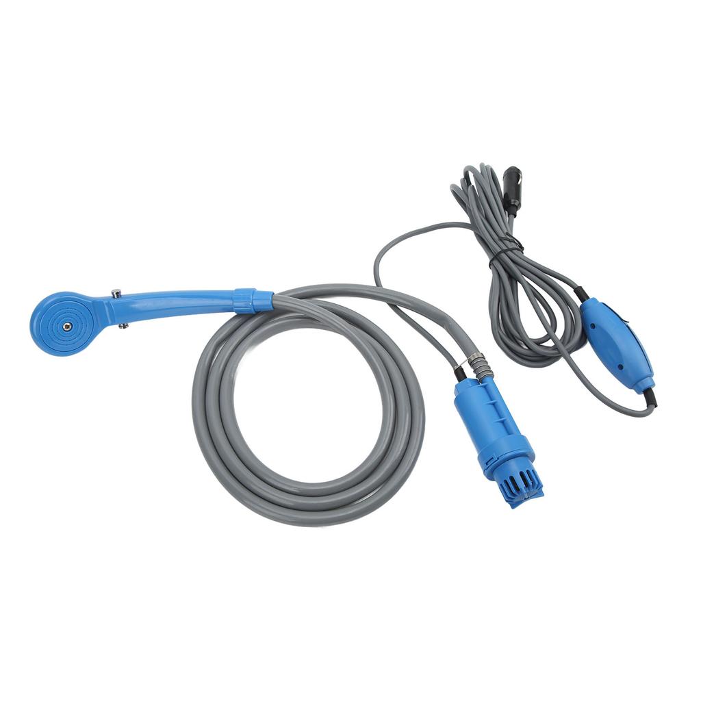 12V Portable Camping Shower Folding Bucket Set 20L Capacity Multipurpose for Hiking Car Washing Pet 