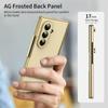 Plating Colorful AG Aluminium Alloy Hinge Protect Case for Samsung Galaxy Z Fold 8 7 6 5 4 3 Glass Screen Film Anti-drop Cover