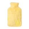 Lexueer Rubber Hot Water Bottle with Embroidered Cover