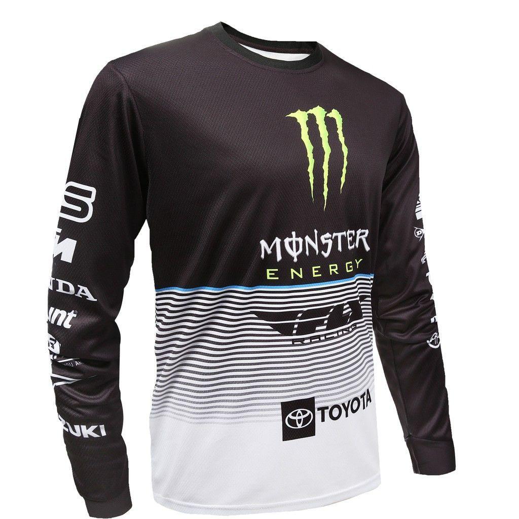 Foreign trade racing T-shirt highway off-road cycling suit top fishing suit quick-drying sportswear breathable round neck downhill suit