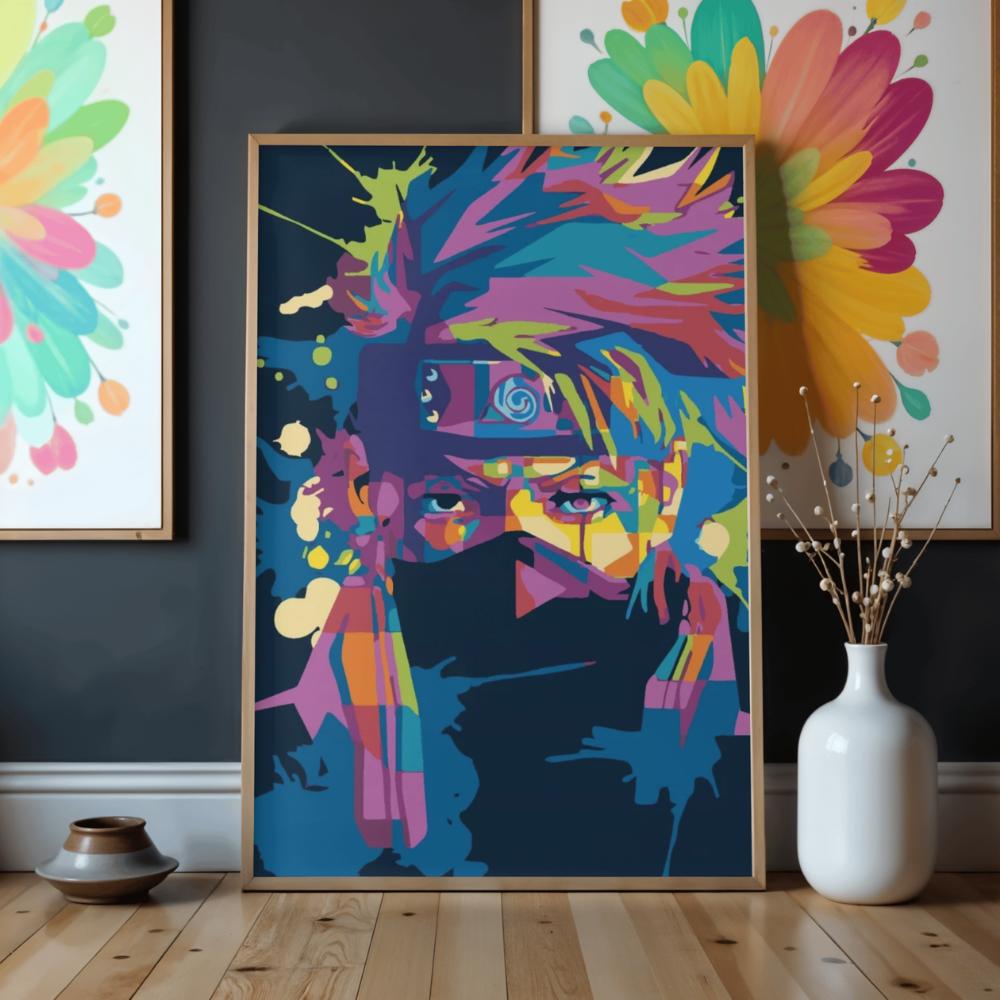 Obraz Do Malowania Po Numerach Z Ramą Anime Naruto 50X70 Cm