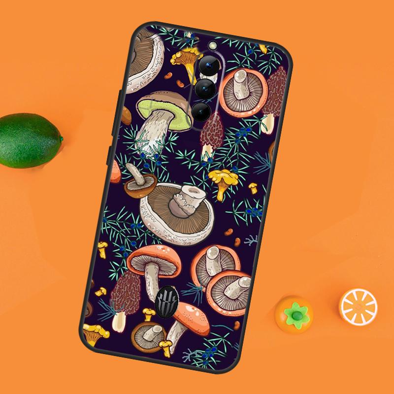 Mushroom Forest Case For ZTE Nubia Red Magic 11 10S 9S 8S 8 9 10 Pro Plus 6 7 6S 7S Pro RedMagic 10 Air Cover