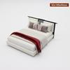 1:20 Dollhouse Miniature Bed DIY Bedroom Furniture Doll House Bed  Dollhouse Decoration