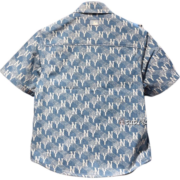 New MLB New York Yankees Shirt Unisex Light Blue 3FDRM0633-50SBL