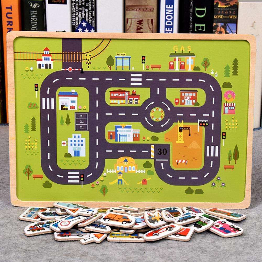 

A Set Transportation Theme Educational Puzzle Board Animal Transportation Puzzle Early Learning Transportation Payment