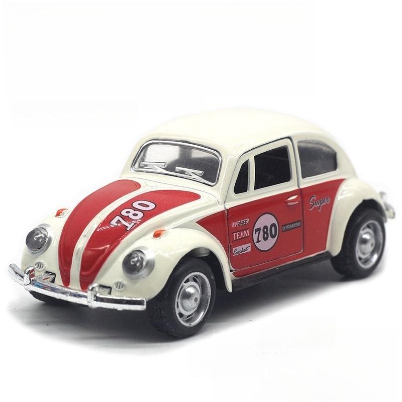 1:32 Beetle Alloy Car Diecasts Metal Classic Toy Model with Pull Back Function Vehicles for Child Gifts
